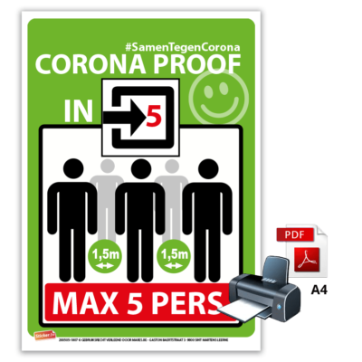 download "Max 5 PERS." (A4)