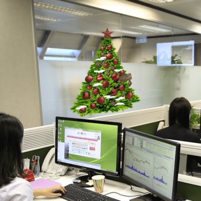 Kerstboom muursticker - Afbeelding 5