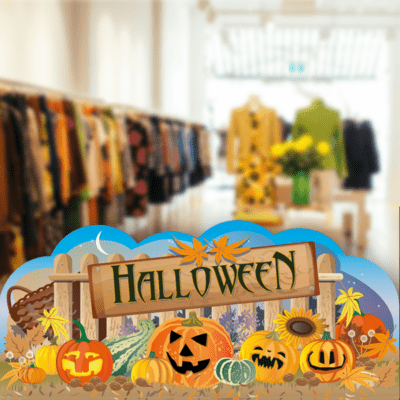 Raam sticker XXL Herfst-halloween - Afbeelding 4