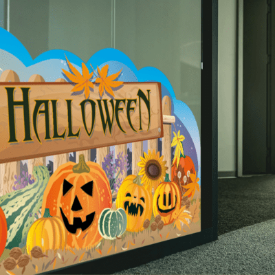 Raam sticker XXL Herfst-halloween - Afbeelding 3
